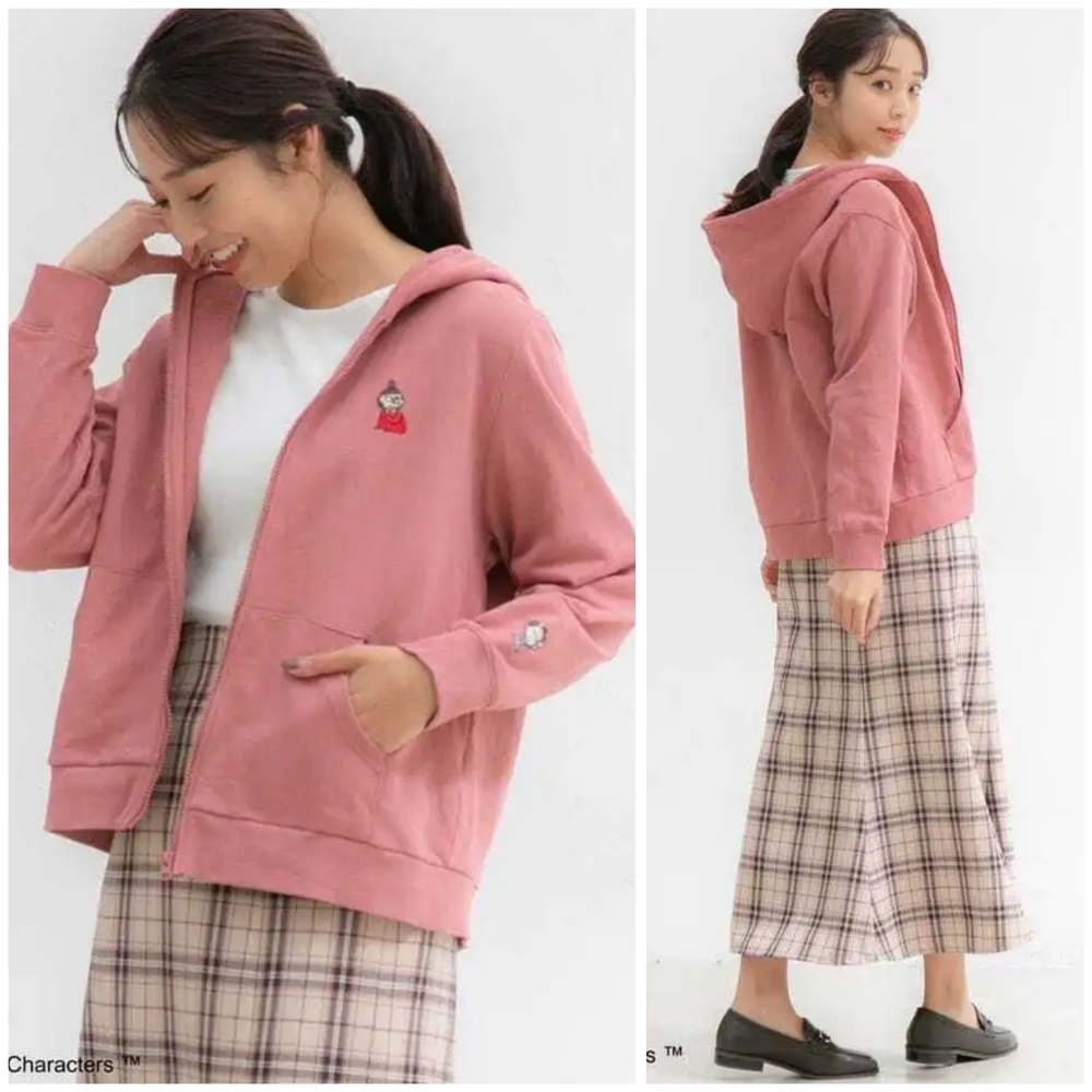 Finnish Moomin full zip hoodie size M